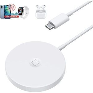 Magnetic Wireless Charger 3 in 1 15W Fast Wireless Charging